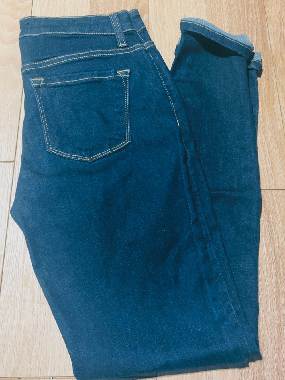 KanCan Women's Straight Dark Indigo Denim Jeans - Picture 2 of 2